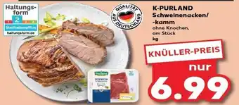 Kaufland K-PURLAND Schweinenacken/ -kamm tilbud