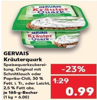 Kaufland GERVAIS Kräuterquark tilbud