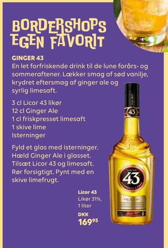 BorderShop Licor 43 tilbud