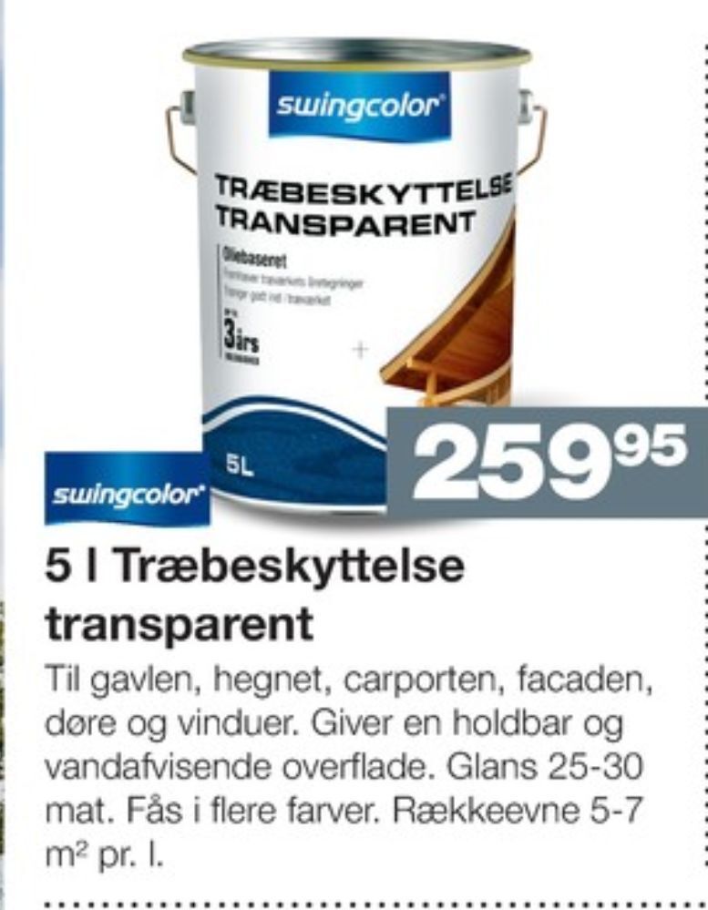 Bauhaus Swingcolor træbeskyttelse tilbud