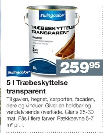 Bauhaus Swingcolor træbeskyttelse tilbud
