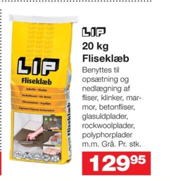 Bauhaus Lip fliseklæb tilbud