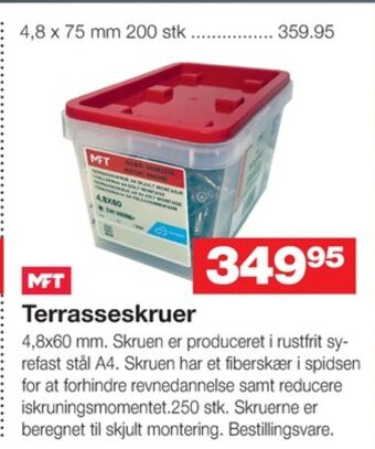 Mft skruer