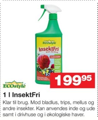 Bauhaus Ecostyle insektgift tilbud