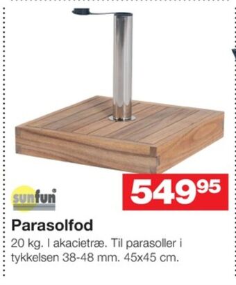 Sunfun parasolfod