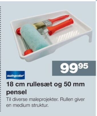 Swingcolor malerrullesæt