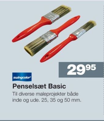 Swingcolor penselsæt