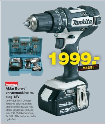Makita bore- og skruemaskine