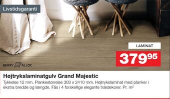 Bauhaus Berry alloc laminatgulv tilbud
