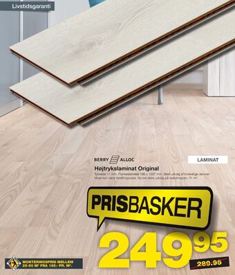 Bauhaus Berry alloc laminatgulv tilbud