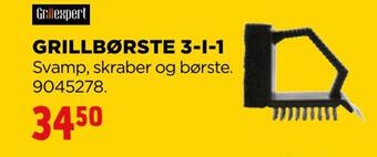 Grillbørste 3-i-1