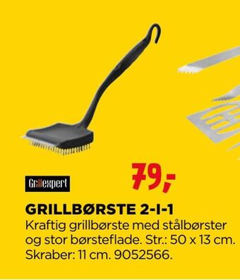 jem & fix Grillbørste 2-i-1 tilbud