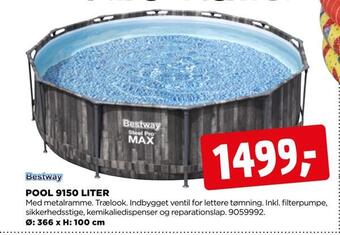 jem & fix Pool 9150 liter tilbud