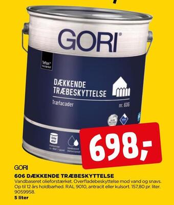606 dækkende træbeskyttelse