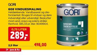 608 vinduesmaling