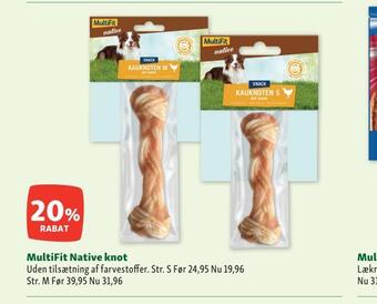 Maxi Zoo Multifit native knot tilbud