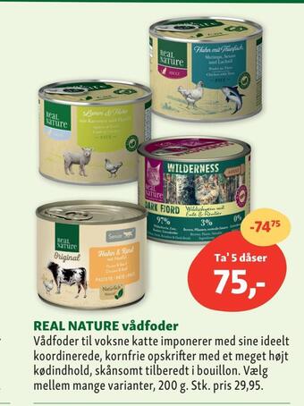Maxi Zoo Real nature vådfoder tilbud