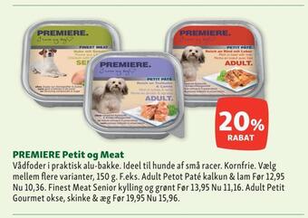 Maxi Zoo Premiere petit og meat tilbud