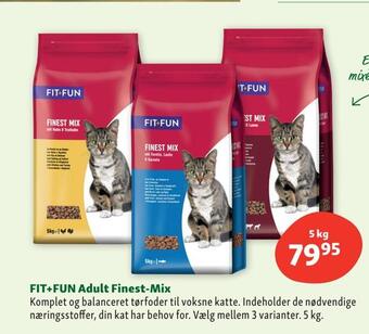 Maxi Zoo Fit+fun adult finest-mix tilbud