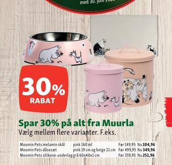 Maxi Zoo Spar 30% på alt fra muurla tilbud