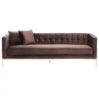 Kare Loft 3 pers. sofa, mørkebrun tilbud