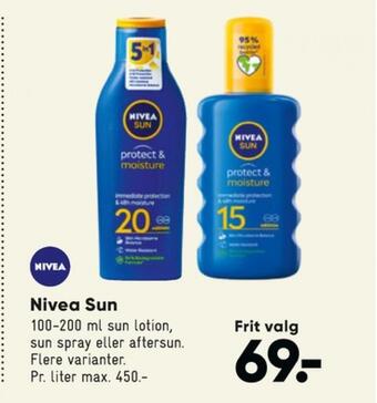 Bilka Nivea solcreme tilbud