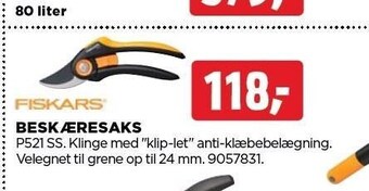 jem & fix Fiskars beskæresaks tilbud