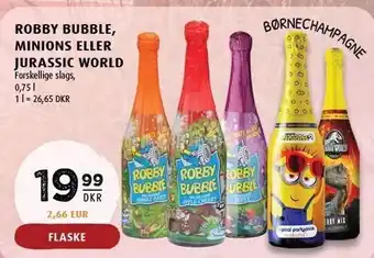 Scandinavian Park Robby bubble, minions el. jurassic world tilbud