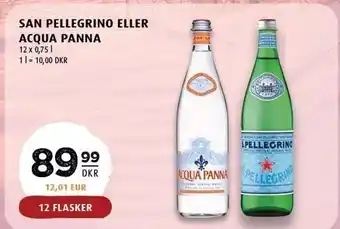 San pellegrino el. acqua panna