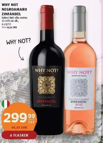Why not negroamaro zinfandel - 6 flasker