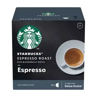 Punkt1 Starbucks espresso roast kaffekapsler by nescafe dolce gusto tilbud