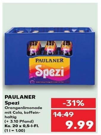 Kaufland DE PAULANER Spezi tilbud