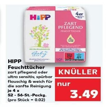 Kaufland DE HIPP Feuchttücher tilbud