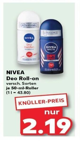 Kaufland NIVEA Deo Roll-on tilbud