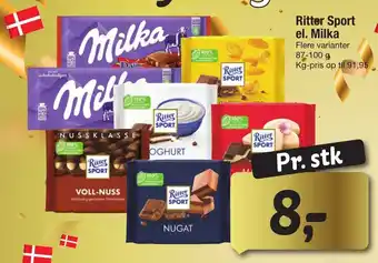 Ritter Sport el. Milka
