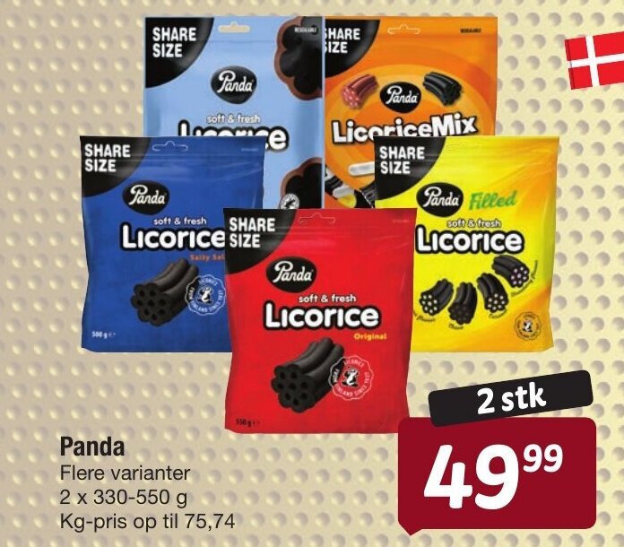 Fakta Panda Flere varianter tilbud