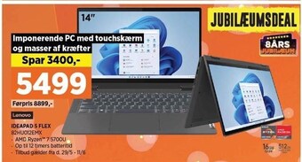 Power Lenovo ideapad 5 flex tilbud