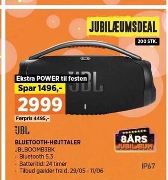 Jbl bluetooth-højttaler