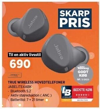 True wireless hovedtelefoner