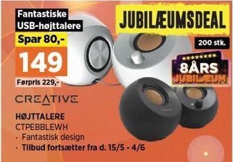 Creative højttalere