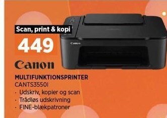 Power Canon multifunktionsprinter tilbud
