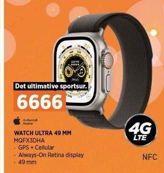 Power Apple watch ultra 49 mm tilbud