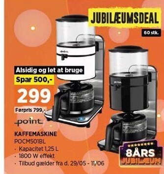 Point kaffemaskine