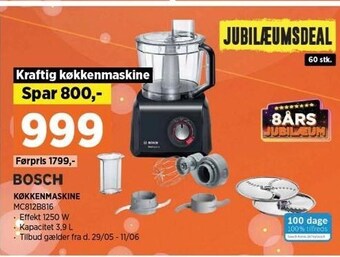 Power Bosch køkkenmaskine tilbud