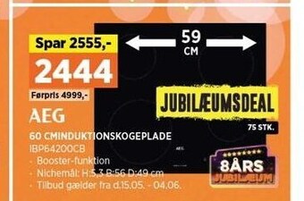 Power Aeg 60 cm induktionsplade tilbud