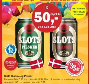 Slots Classic og Pilsner