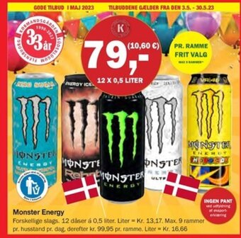 Købmandsgården Monster Energy tilbud