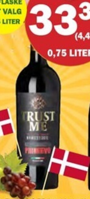 Købmandsgården Trust Me Primitivo tilbud