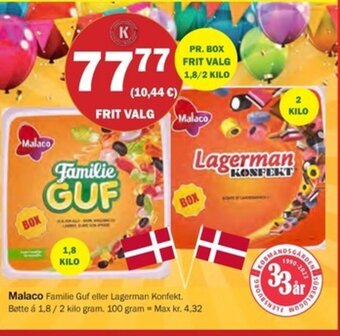 Købmandsgården Malaco tilbud