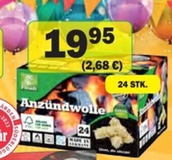 Købmandsgården Flash Anzündwolle tilbud